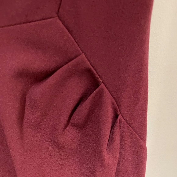 Jaques Vert Burgundy Dress - Picture 6 of 8